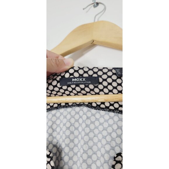 Mexx Womens Black & Tan Polka Dots Sleeveless Business Causal Maxi Dress Size XS - Picture 7 of 12